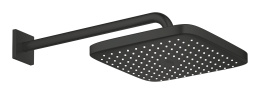 Верхний душ GROHE Tempesta Cube 250, 9,5 л/мин, 1 режим, 380 мм, черный матовый (266872430)