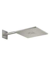 Верхний душ GROHE Rainshower SmartActive 310 Cube, 2 режима, 430 мм, сатиновая сталь (26479MS0)