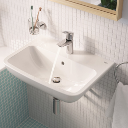 Раковина подвесная GROHE Bau Edge 55 см, альпин-белый (39807000)