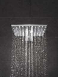 Верхний душ GROHE Rainshower SmartActive 310 Cube, 2 режима, 430 мм, хром (26479000)