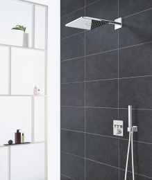 Верхний душ GROHE Rainshower SmartActive 310 Cube, 2 режима, 430 мм, хром (26479000)