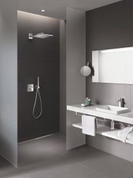 Верхний душ GROHE Rainshower SmartActive 310 Cube, 2 режима, 430 мм, хром (26479000)