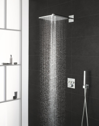 Верхний душ GROHE Rainshower SmartActive 310 Cube, 2 режима, 430 мм, хром (26479000)