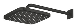 Верхний душ GROHE Tempesta Cube 250, 9,5 л/мин, 1 режим, 380 мм, черный матовый (266872430)