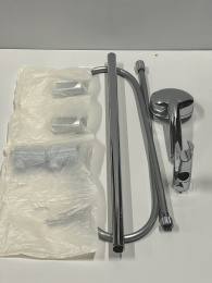 Душевой гарнитур GROHE Tempesta Cosmopolitan 100, 2 режима струи, душевая штанга 600 мм, хром (27578002/U), уцененный товар