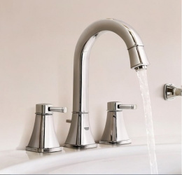 Смеситель для раковины GROHE Grandera на 3 отверстия, M-size, хром (20389000)