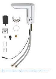 Смеситель для раковины GROHE BauCosmopolitan E инфракрасный, хром (36451000)