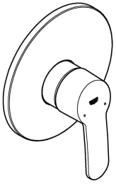 Смеситель для душа GROHE Eurostyle Cosmopolitan с монтажной частью, хром (33635002)