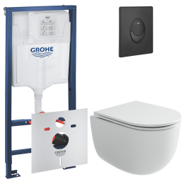 Комплект инсталляции GROHE Rapid SL 3 в 1 с унитазом Вога CN4012T и звукоизоляционным комплектом (NW0841)