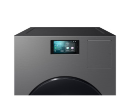 Стирально-сушильная машина Samsung WD18DB8995BZLD Bespoke ИИ, 18+11 кг, темная сталь