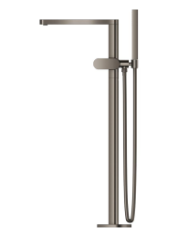 Внешняя часть смесителя для ванны GROHE Plus напольного монтажа, темный графит матовый (23846AL4)