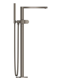 Внешняя часть смесителя для ванны GROHE Plus напольного монтажа, темный графит матовый (23846AL4)