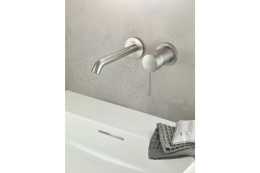 Внешняя часть смесителя для раковины GROHE Essence на 2 отверстия, M-Size, суперсталь (19408DC1)