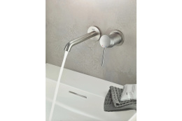 Внешняя часть смесителя для раковины GROHE Essence на 2 отверстия, M-Size, суперсталь (19408DC1)