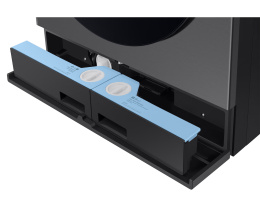 Стирально-сушильная машина Samsung WD18DB8995BZLD Bespoke ИИ, 18+11 кг, темная сталь
