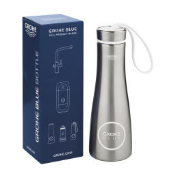 Бутылка для питьевой воды GROHE Blue, нержавеющая сталь (40848SD0)