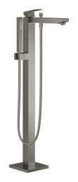 Внешняя часть смесителя для ванны GROHE Eurocube напольного монтажа, темный графит матовый (23672AL1)