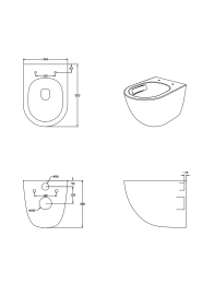 Комплект инсталляции GROHE Rapid SL 1000044 с унитазом Aquatek ГЕЛИОС AQ1993T-00 и сиденьем с микролифтом (NW0680)