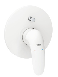 Внешняя часть смесителя для ванны GROHE Eurostyle Solid, белая луна (29099LS3)