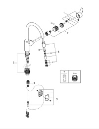 Смеситель для кухни GROHE Eurostyle Cosmopolitan, хром (31126004)