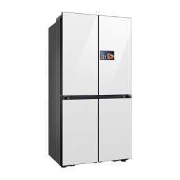 Холодильник Samsung RM90F67C1WWT Bespoke AI  с 9-дюймовым дисплеем, 539 л