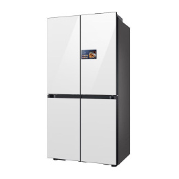 Холодильник Samsung RM90F67C1WWT Bespoke AI  с 9-дюймовым дисплеем, 539 л