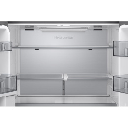 Холодильник Samsung RM90F67C1WWT Bespoke AI  с 9-дюймовым дисплеем, 539 л