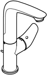 Смеситель для раковины GROHE Eurostyle, L-size, хром (23718003)