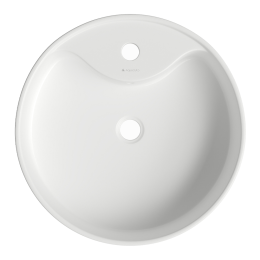 Раковина накладная Aqueduto ESPIRAL, D460, белый глянцевый (ESP0610)