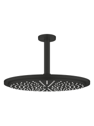 Верхний душ GROHE Rainshower Cosmopolitan 310, 8 л/мин, 1 режим, 142 мм, матовый черный (260672430)