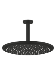 Верхний душ GROHE Rainshower Cosmopolitan 310, 8 л/мин, 1 режим, 142 мм, матовый черный (260672430)