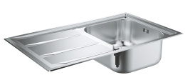 Мойка GROHE из нержавеющей стали с корзинчатым вентилем, оборачиваемая, 1 чаша, K400+ 45 -S 87,3/51,3 1.0 (31568SD0)