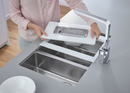 Мойка, GROHE K700, нержавеющая сталь, (31575SD0)