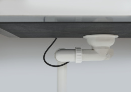 Мойка GROHE из нержавеющей стали с корзинчатым вентилем, расположение основной чаши слева, K1000 80-S 116/52 1.0 (31581SD0)