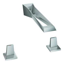 Смеситель для раковины GROHE Allure Brilliant Icon 3D на 3 отверстия, нержавеющая сталь (20608SD0)