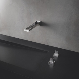 Смеситель для раковины GROHE Allure Brilliant Icon 3D на 3 отверстия, нержавеющая сталь (20608SD0)