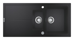 Мойка GROHE K400 с 1,5 чашей, 1000 x 500 мм, черный гранит (31642AP0)