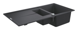 Мойка GROHE K400 с 1,5 чашей, 1000 x 500 мм, черный гранит (31642AP0)
