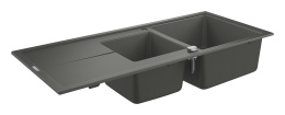 Мойка GROHE K400 с 1,5 чашей, серый гранит (31643AT0)