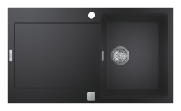 Мойка GROHE K500 с одной чашей, 860 x 500 мм, черный гранит (31644AP0)