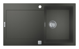 Мойка GROHE K500 с одной чашей, 860 x 500 мм, серый гранит (31644AT0)