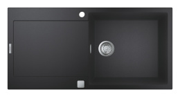 Мойка GROHE K500 с одной чашей, 1000 x 500 мм, черный гранит (31645AP0)