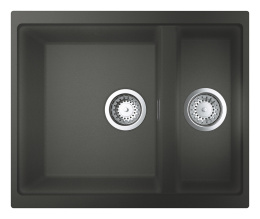Мойка GROHE K500 с 1,5 чашей, 555 x 460 мм, серый гранит (31648AT0)