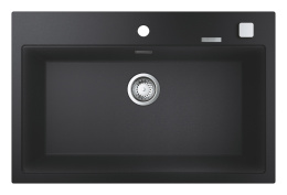 Мойка GROHE K700 с одной чашей, 780 x 510 мм, черный гранит (31652AP0)