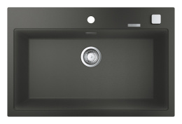 Мойка GROHE K700 с одной чашей, 780 x 510 мм, серый гранит (31652AT0)