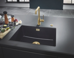 Мойка GROHE K700U с одной чашей, 610 x 460 мм, черный гранит (31655AP0)