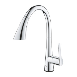 Смеситель для кухни GROHE Zedra Touch сенсорный с вытяжным душем 3jet, хром (30219002)