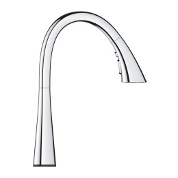 Смеситель для кухни GROHE Zedra Touch сенсорный с вытяжным душем 3jet, хром (30219002)