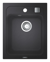 Мойка GROHE K700 с одной чашей, 400 x 500 мм, черный гранит (31650AP0)