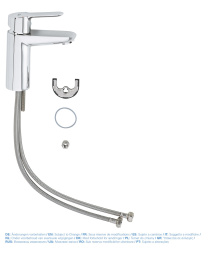 Смеситель для раковины GROHE BauEdge, S-size, хром (23330000)